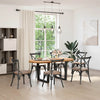 Eettafel Ovaal Massief Eikenhout Lichtbruin