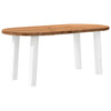 Eettafel Ovaal Massief Eikenhout Lichtbruin