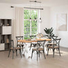 Eettafel Ovaal Massief Eikenhout Lichtbruin