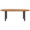 Eettafel Ovaal Massief Eikenhout Lichtbruin