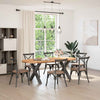 Eettafel Ovaal Massief Eikenhout Lichtbruin