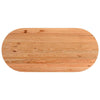 Eettafel Ovaal Massief Eikenhout Lichtbruin