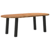 Eettafel Ovaal Massief Eikenhout Lichtbruin