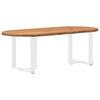 Eettafel Ovaal Massief Eikenhout Lichtbruin