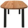 Eettafel Ovaal Massief Eikenhout Lichtbruin