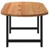 Eettafel Ovaal Massief Eikenhout Lichtbruin