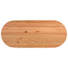 Eettafel Ovaal Massief Eikenhout Lichtbruin