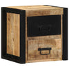 Nachtkastjes 40X35X40 Cm Massief Ruw Hout Mango