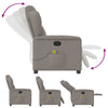 Massagestoel Verstelbaar Stof Taupe