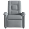 Fauteuil Verstelbaar Stof Lichtgrijs