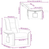 Fauteuil Verstelbaar Stof Bruin