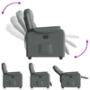 Fauteuil Verstelbaar Stof Donkergrijs