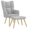 Relaxstoel Met Voetenbank Stof