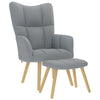 Relaxstoel Met Voetenbank Stof