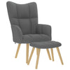 Relaxstoel Met Voetenbank Stof