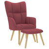 Relaxstoel Met Voetenbank Stof