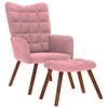 Relaxstoel Met Voetenbank Fluweel