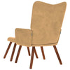 Relaxstoel Met Voetenbank Fluweel