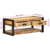 Salontafel 90X50X38 Cm