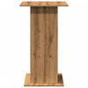Bartafel Met Opbergruimte 60X60X102 Cm Hout Artisanaal Eiken