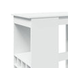 Bartafel Met Rekken 90X47,5X103,5 Cm Bewerkt Hout
