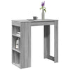 Bartafel Met Rekken 102X50X103,5 Cm Bewerkt Hout