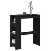 Bartafel Met Rekken 90X40X103,5 Cm Bewerkt Hout