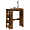 Bartafel Met Rekken 90X40X103,5 Cm Bewerkt Hout