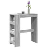 Bartafel Met Rekken 90X40X103,5 Cm Bewerkt Hout