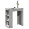 Bartafel Met Rekken 95X47X103,5 Cm Bewerkt Hout