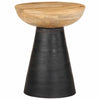 Bijzettafel Ø37X45 Cm Massief Mangohout