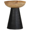 Bijzettafel Ø37X45 Cm Massief Mangohout
