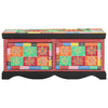 Salontafel 90X50X40 Cm Massief Mangohout Meerkleurig