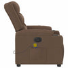 Massagestoel Stof Bruin