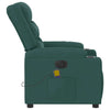 Massagestoel Stof Donkergroen