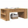 Salontafel 102X55X42 Cm Bewerkt Hout Artisanaal Eikenkleur