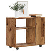 Bijzettafel 70X35X55 Cm Bewerkt Hout