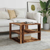 Salontafel 58X58X40 Cm Bewerkt Hout Kleurig