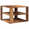 Salontafel 58X58X40 Cm Bewerkt Hout Kleurig