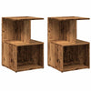 Nachtkastjes 35X35X55 Cm Bewerkt Hout Kleurig