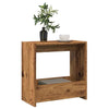 Bijzettafel 50X26X50 Cm Bewerkt Hout