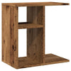 Bijzettafel 50X30X50 Cm Bewerkt Hout Kleurig