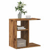 Bijzettafel 50X30X50 Cm Bewerkt Hout Kleurig
