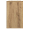 Bijzettafel 50X30X50 Cm Bewerkt Hout Artisanaal Eikenkleur