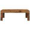 Salontafel 102X50X35 Cm Bewerkt Hout Oude Houtkleurig