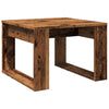 Bijzettafel 50X50X35 Cm Bewerkt Hout Kleurig