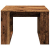 Bijzettafel 50X50X35 Cm Bewerkt Hout Kleurig