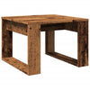 Bijzettafel 50X50X35 Cm Bewerkt Hout Kleurig