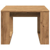 Bijzettafel 50X50X35 Cm Bewerkt Hout