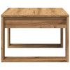 Bijzettafel 50X50X35 Cm Bewerkt Hout